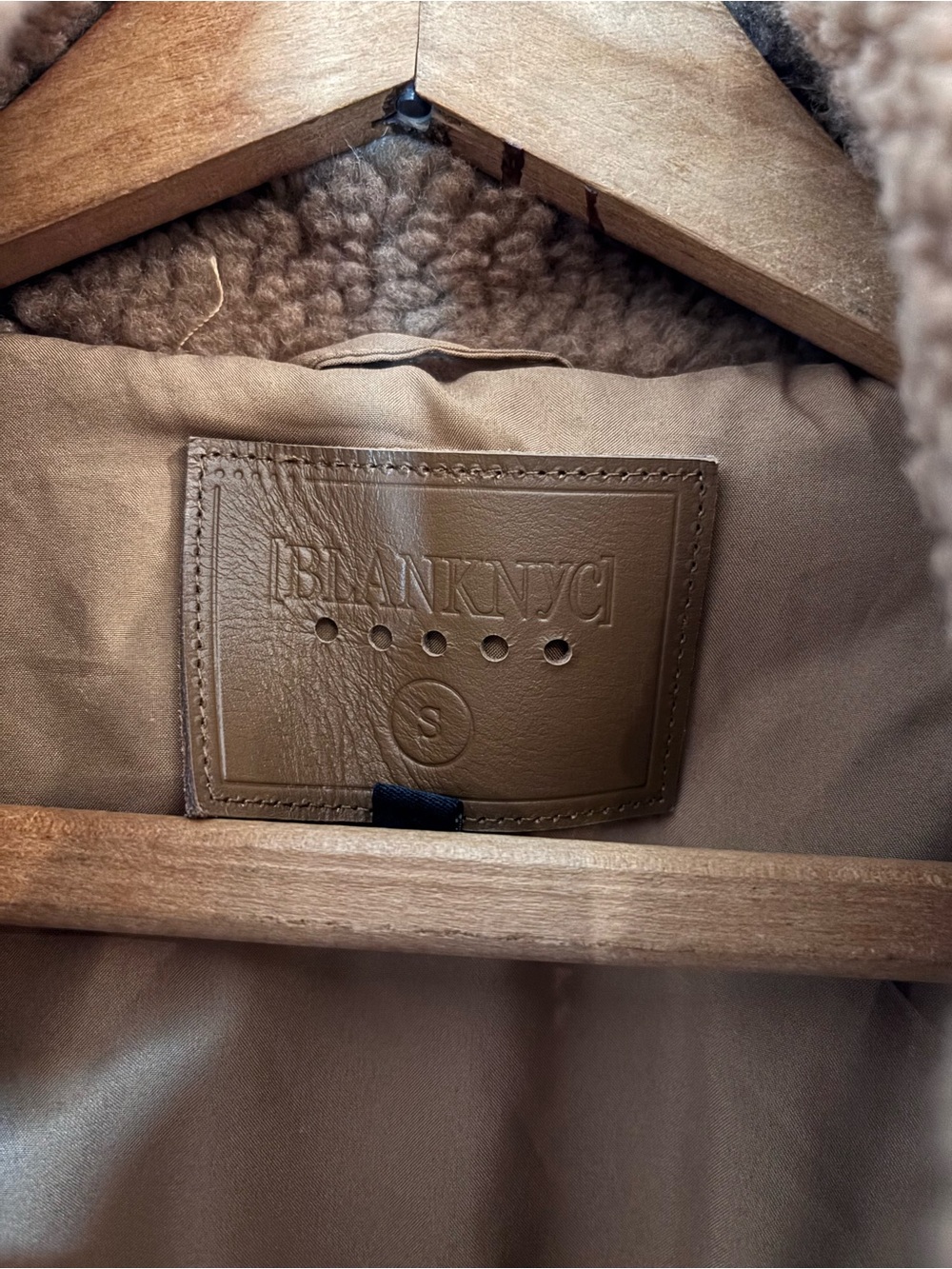 Blank NYC Under Wraps Sherpa Jacket small - Picture 6 of 6